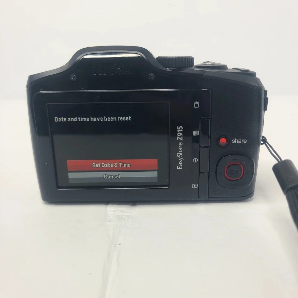 Kodak Digital Camera EasyShare Z915 10.0MP Black 8GB SD Card Tested